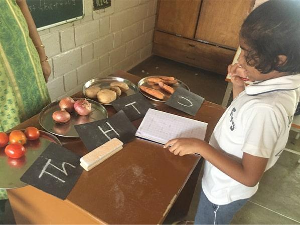 Kartik learning programme students
